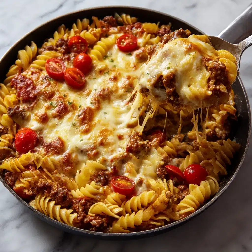 One Pot Pizza Pasta Recipe - Recipe Image