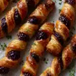 Blackberry Goat Cheese Puff Pastry Twists Recipe