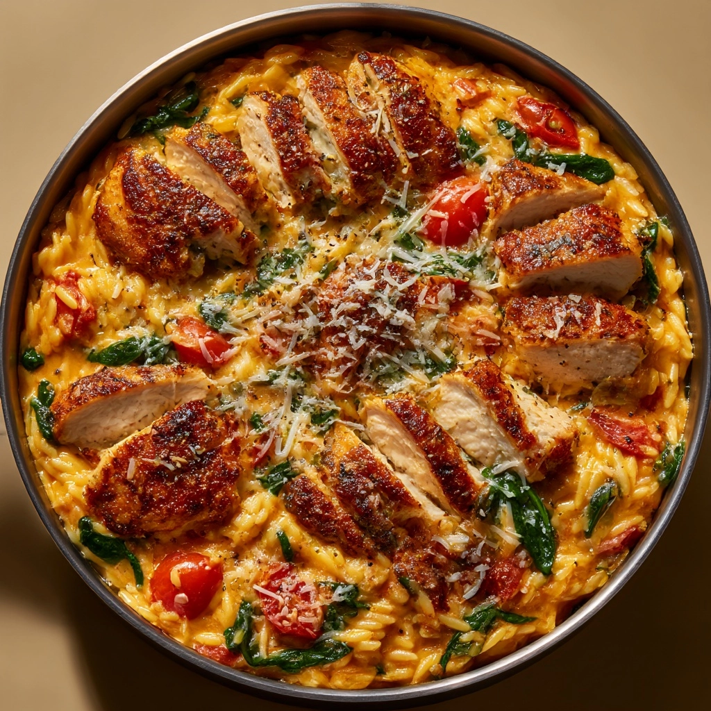 Marry Me Chicken Orzo Recipe - Recipe Image