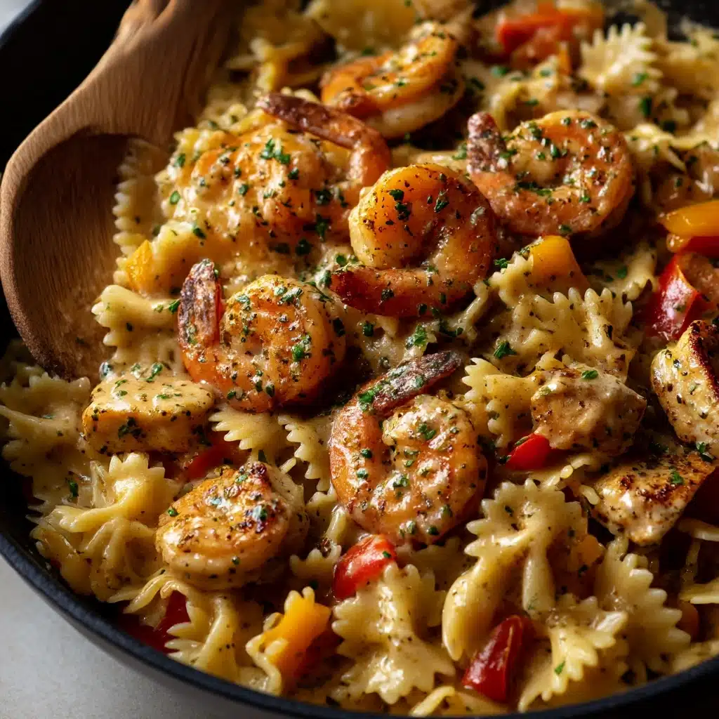Creamy Jamaican Shrimp Rasta Pasta Recipe - Recipe Image