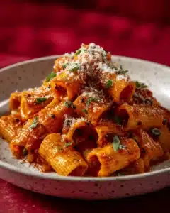 Spicy Basil Rigatoni Recipe