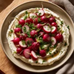 Roasted Radishes with Garlic Chive Yogurt Recipe