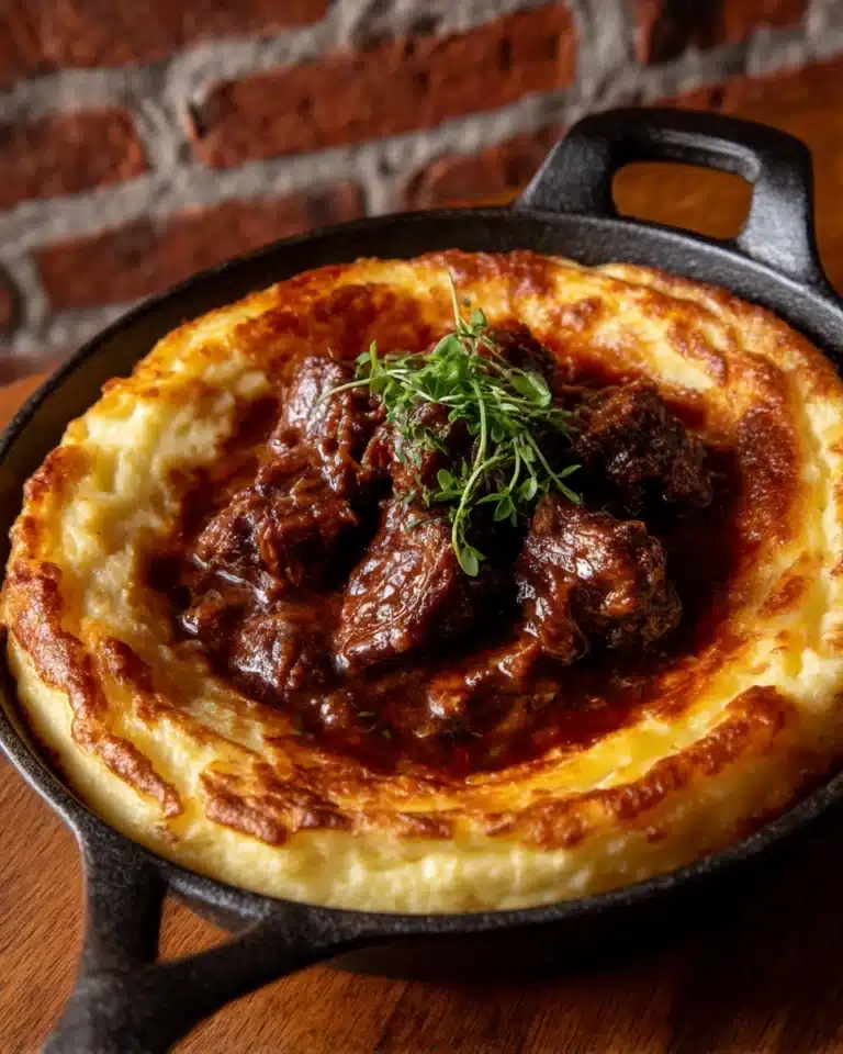 Gospel Shank with Smoked Gouda Grits Recipe
