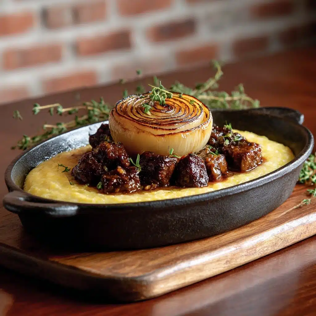 Gospel Shank with Smoked Gouda Grits Recipe - Recipe Image