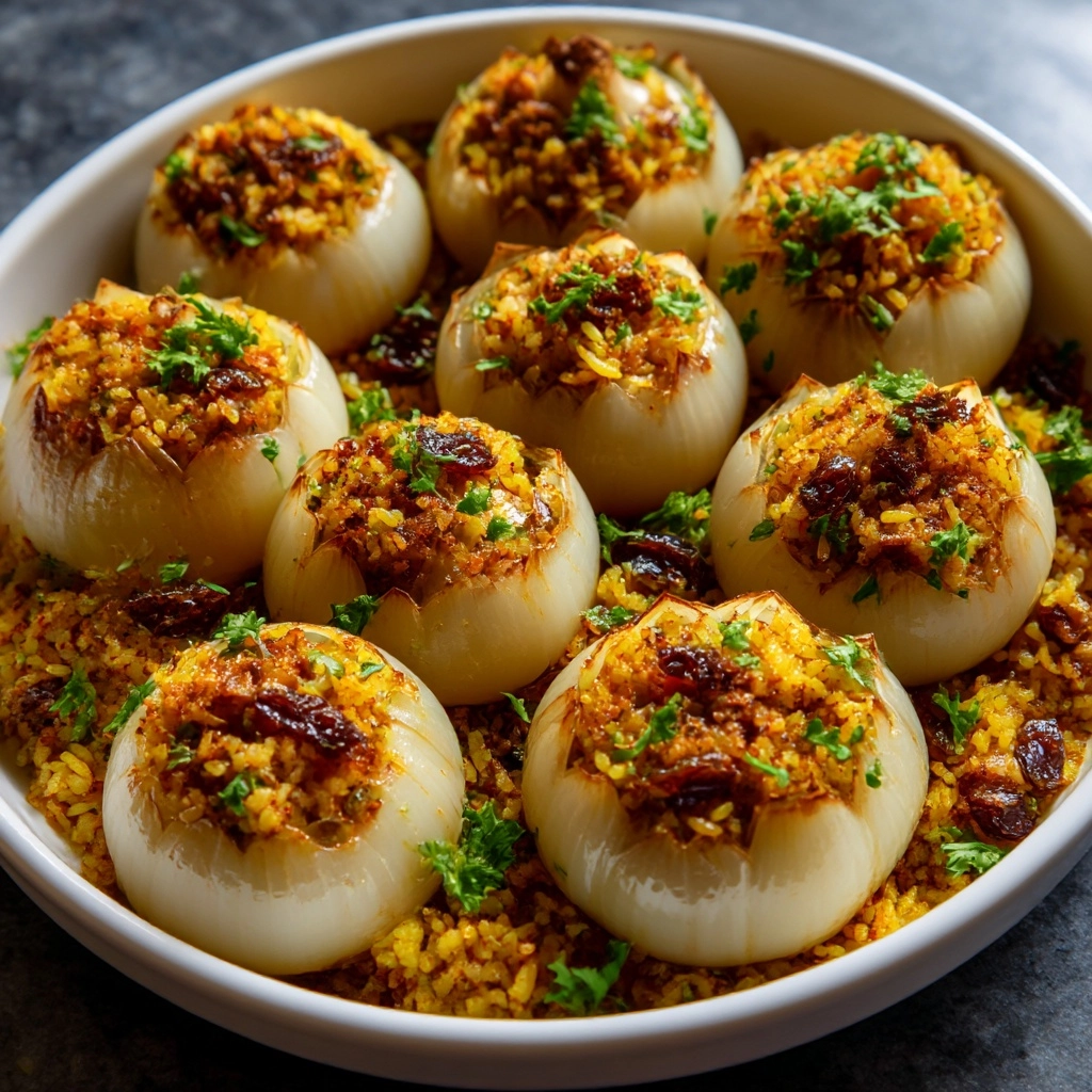 Jeweled Rice Stuffed Onions Recipe - Recipe Image