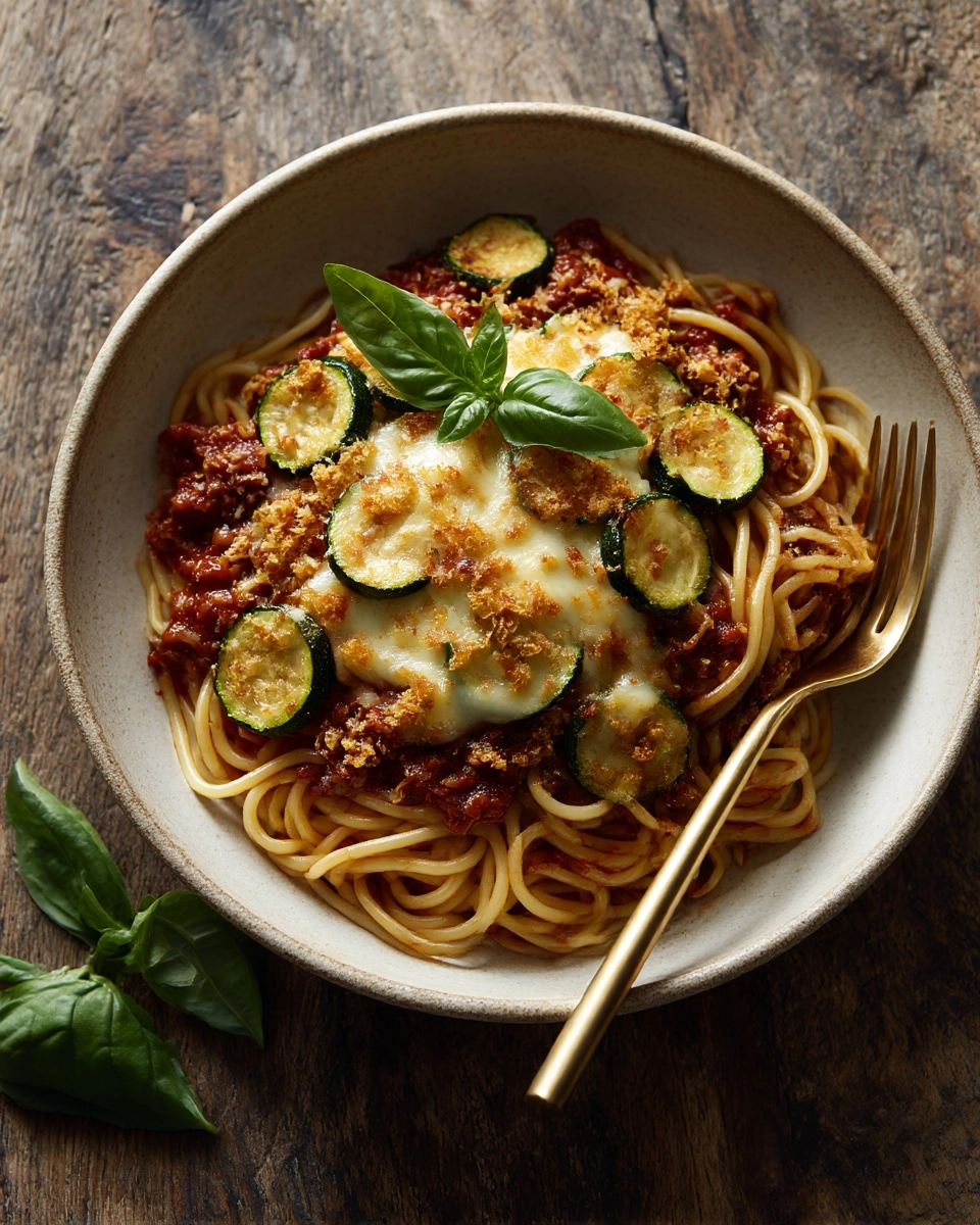 Spaghetti with Crispy Zucchini Recipe