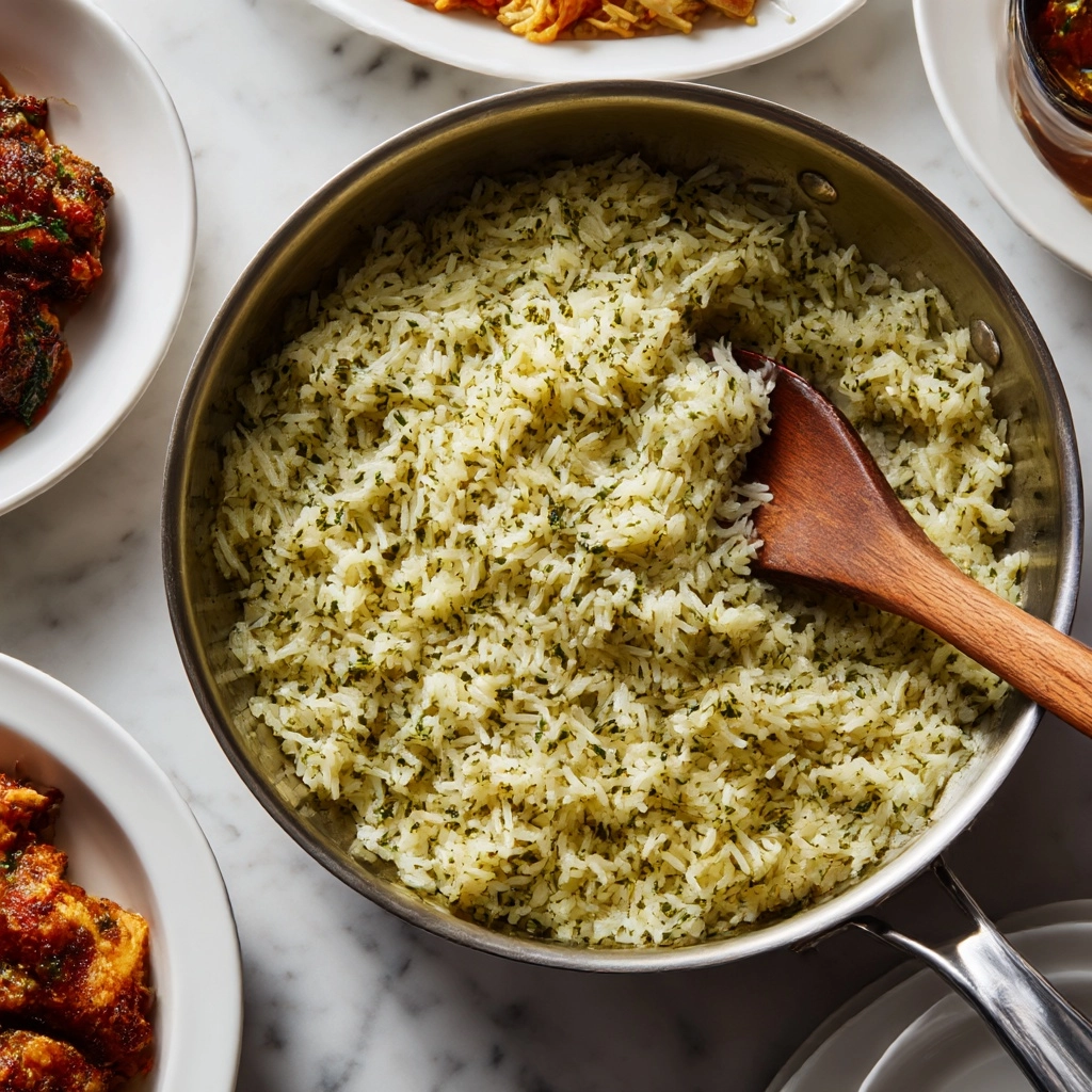 Amazing Green Rice Recipe - Recipe Image