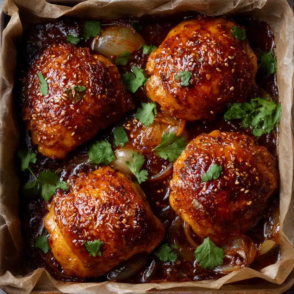 Sticky Honey Soy Baked Chicken Recipe - Recipe Image