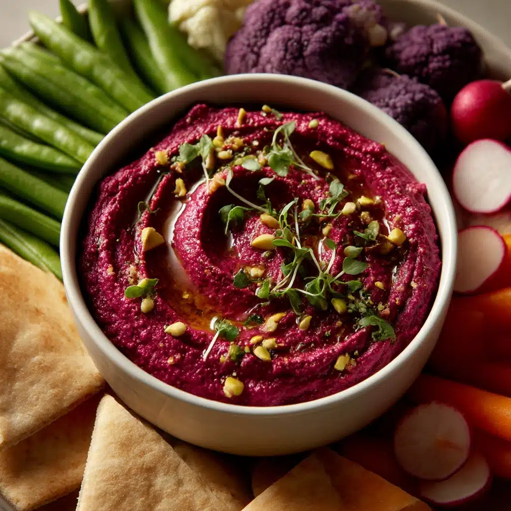 Beet Hummus Recipe - Recipe Image