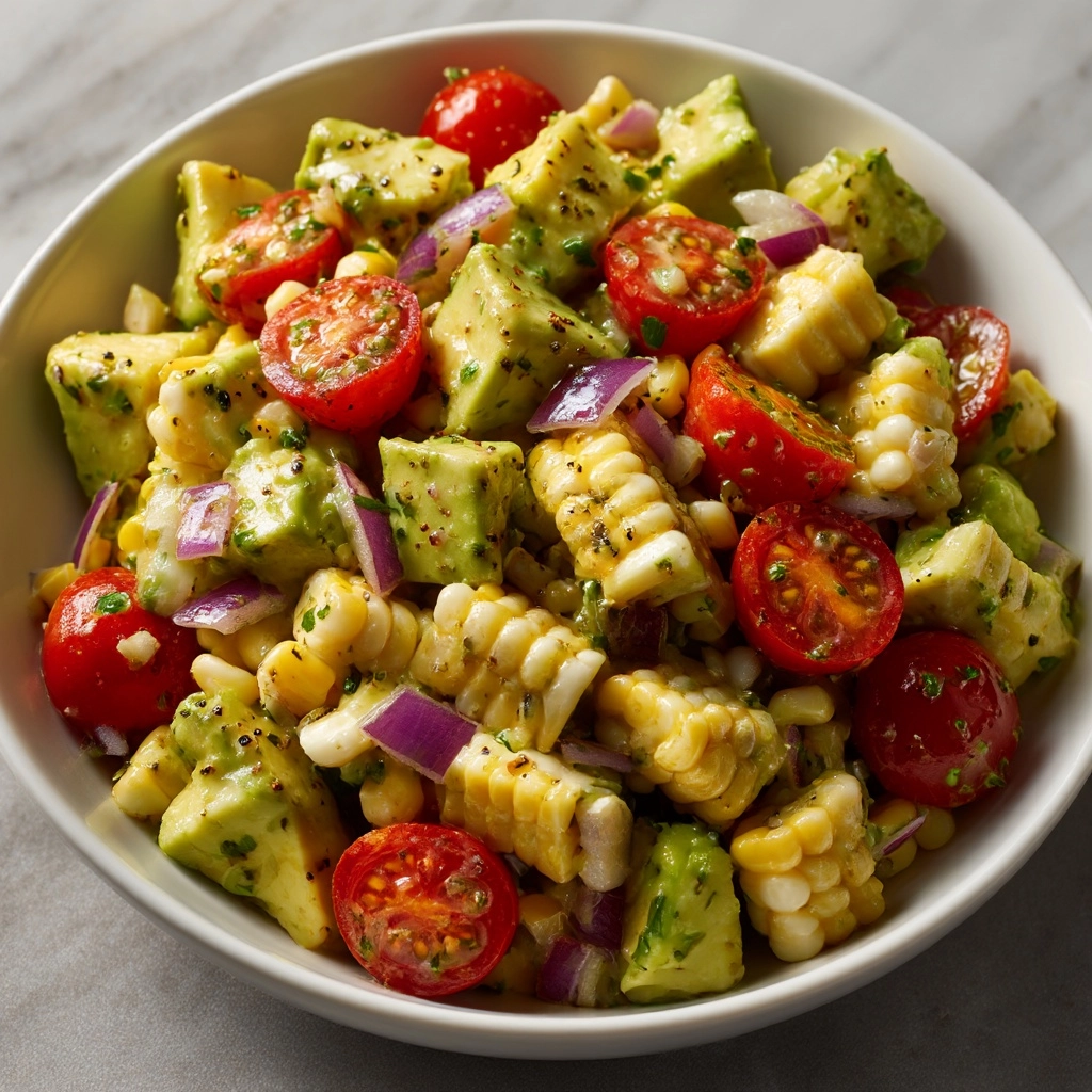 Corn Tomato Avocado Salad Recipe - Recipe Image
