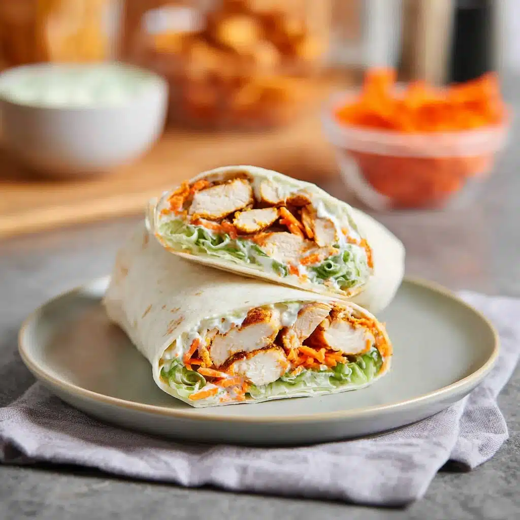 Buffalo Chicken Wrap Recipe - Recipe Image