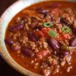 Slow Cooker 3 Bean Vegetarian Chili Recipe