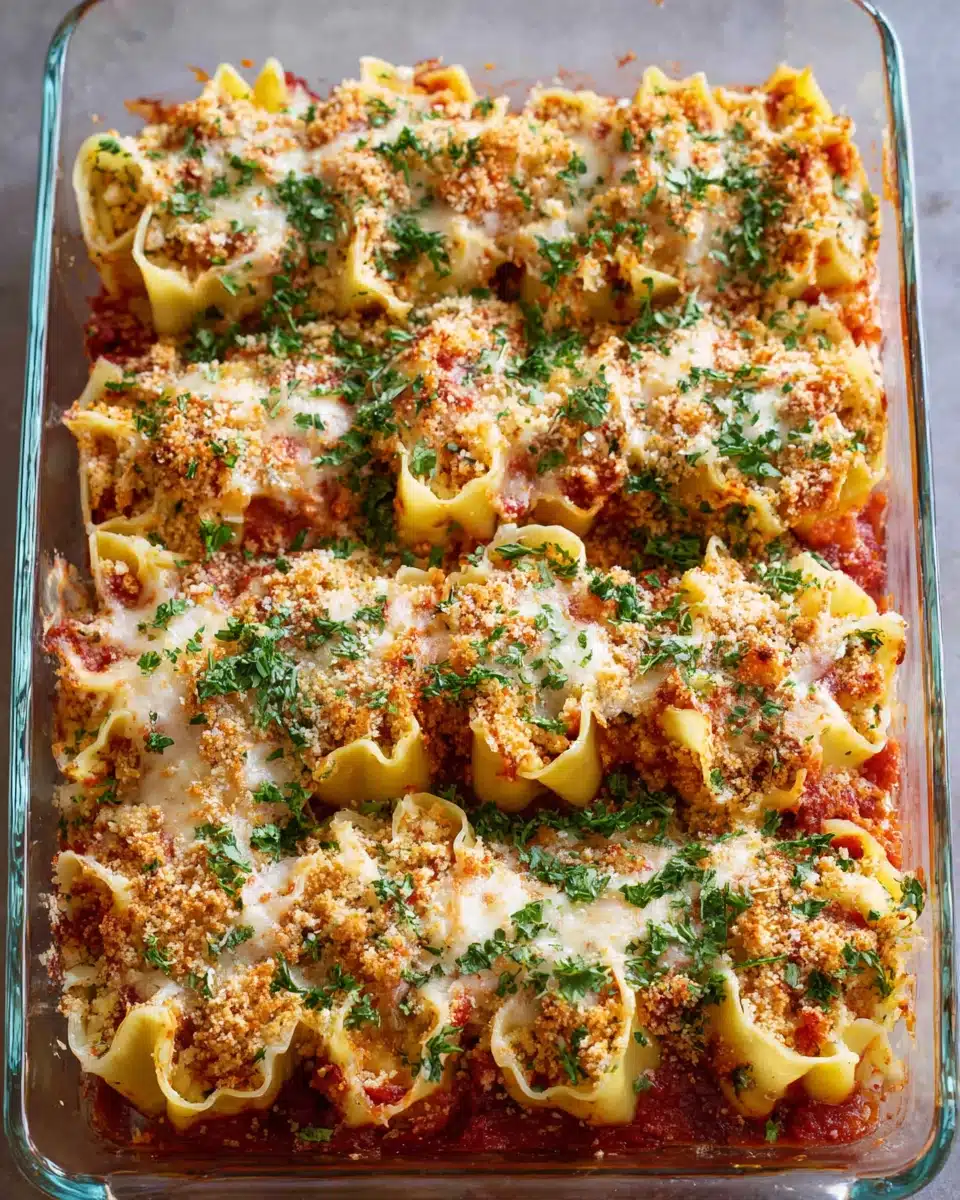 Chicken Parmesan Stuffed Shells Recipe