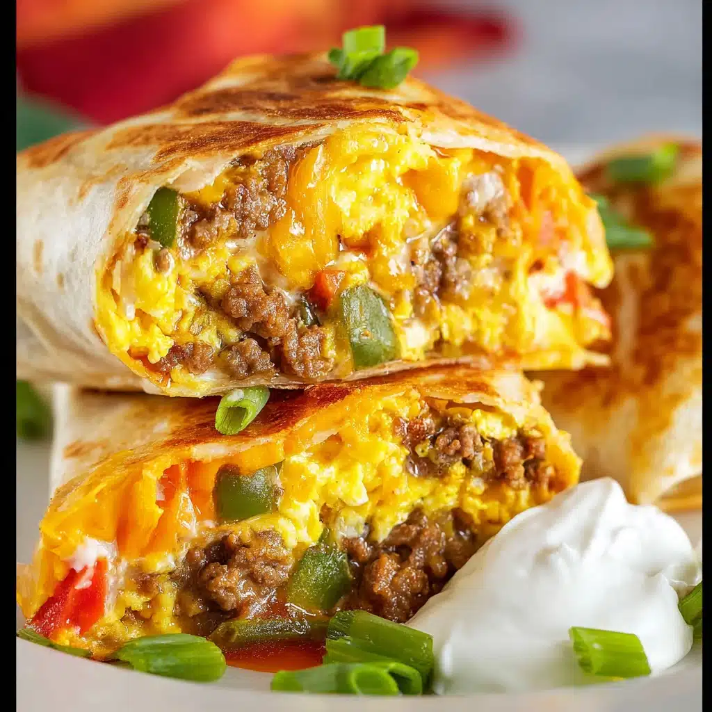 Sausage Breakfast Burritos Recipe - Recipe Image