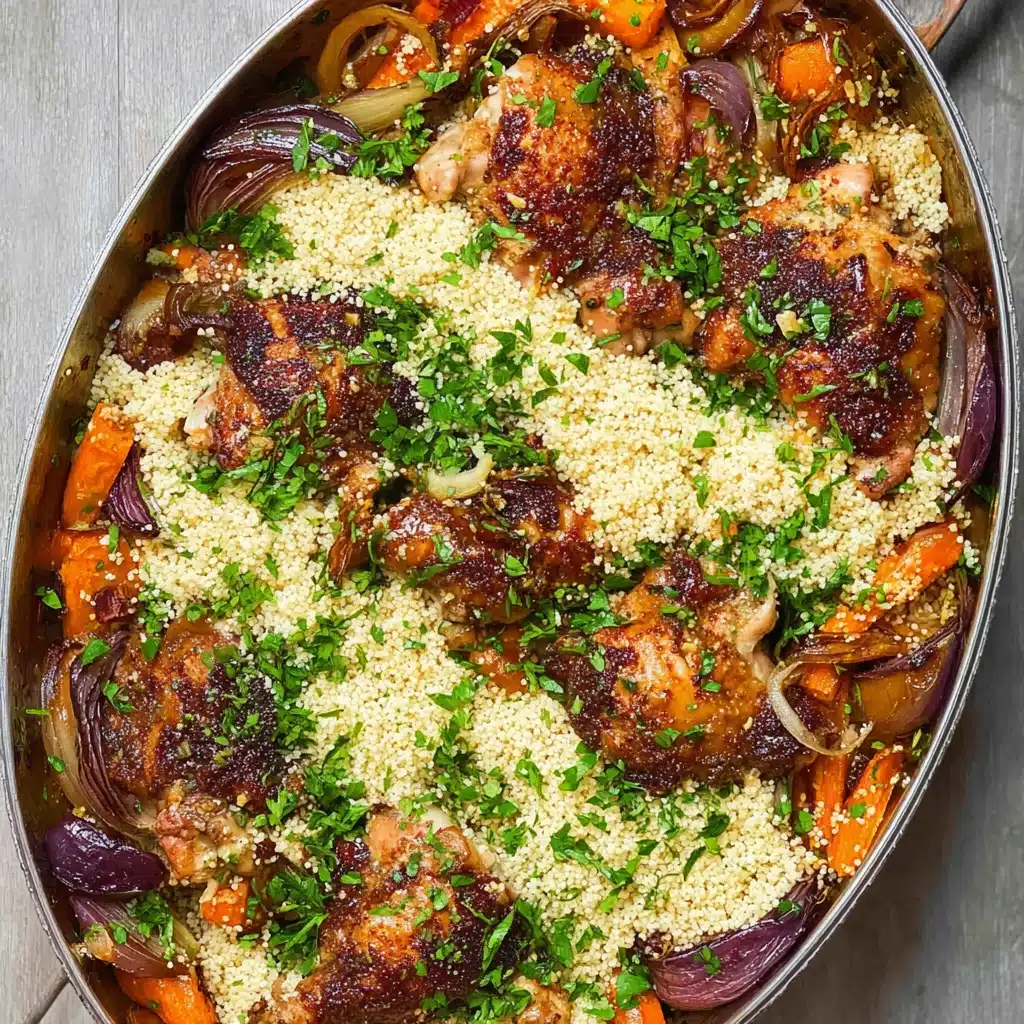 Moroccan Inspired Chicken Couscous Recipe - Recipe Image