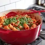 Sausage Basil Rigatoni Recipe