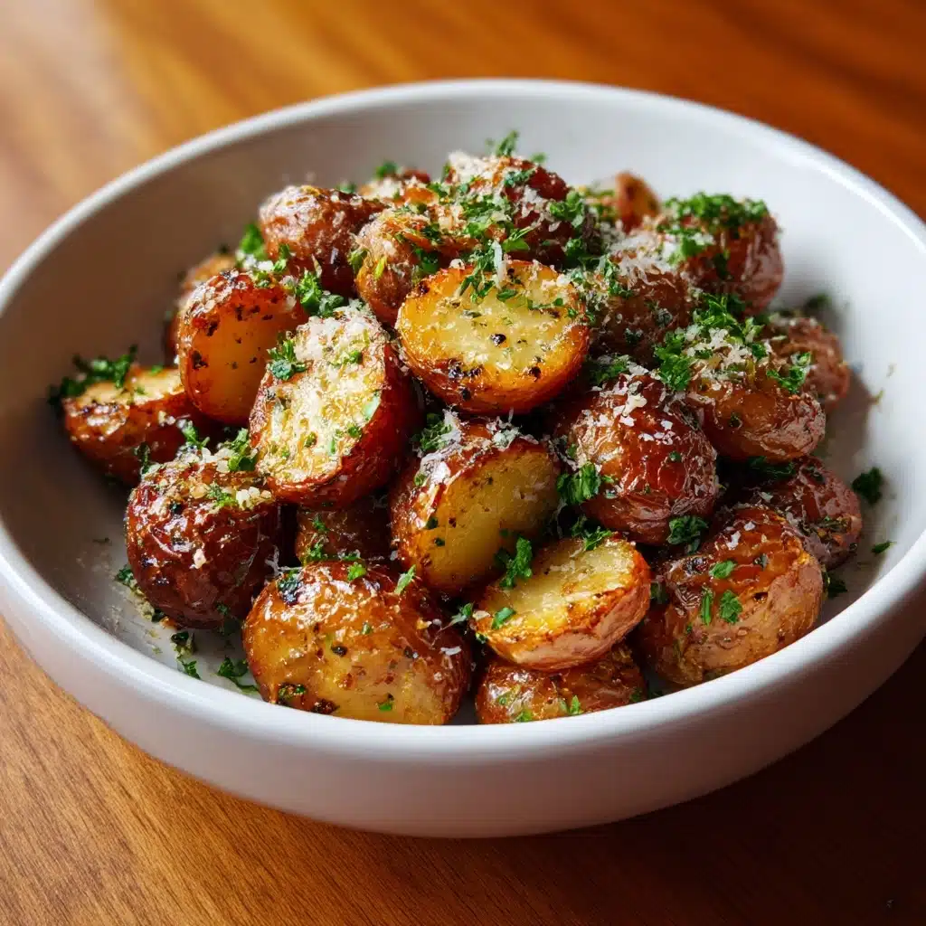 Parmesan Garlic Roasted Potatoes Recipe - Recipe Image