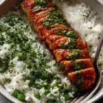 Curried Salmon & Herby Rice Recipe