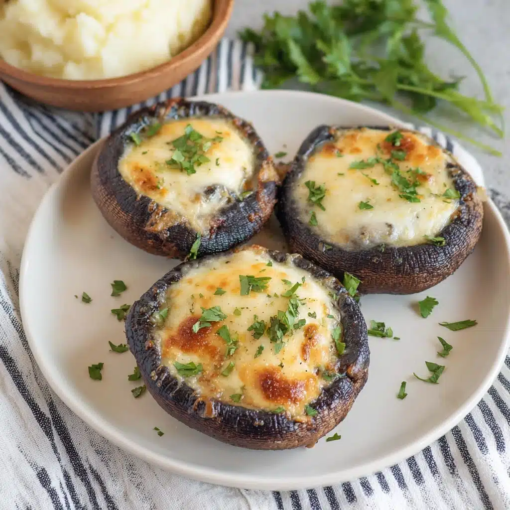 Baked portobello mushrooms Recipe - Recipe Image