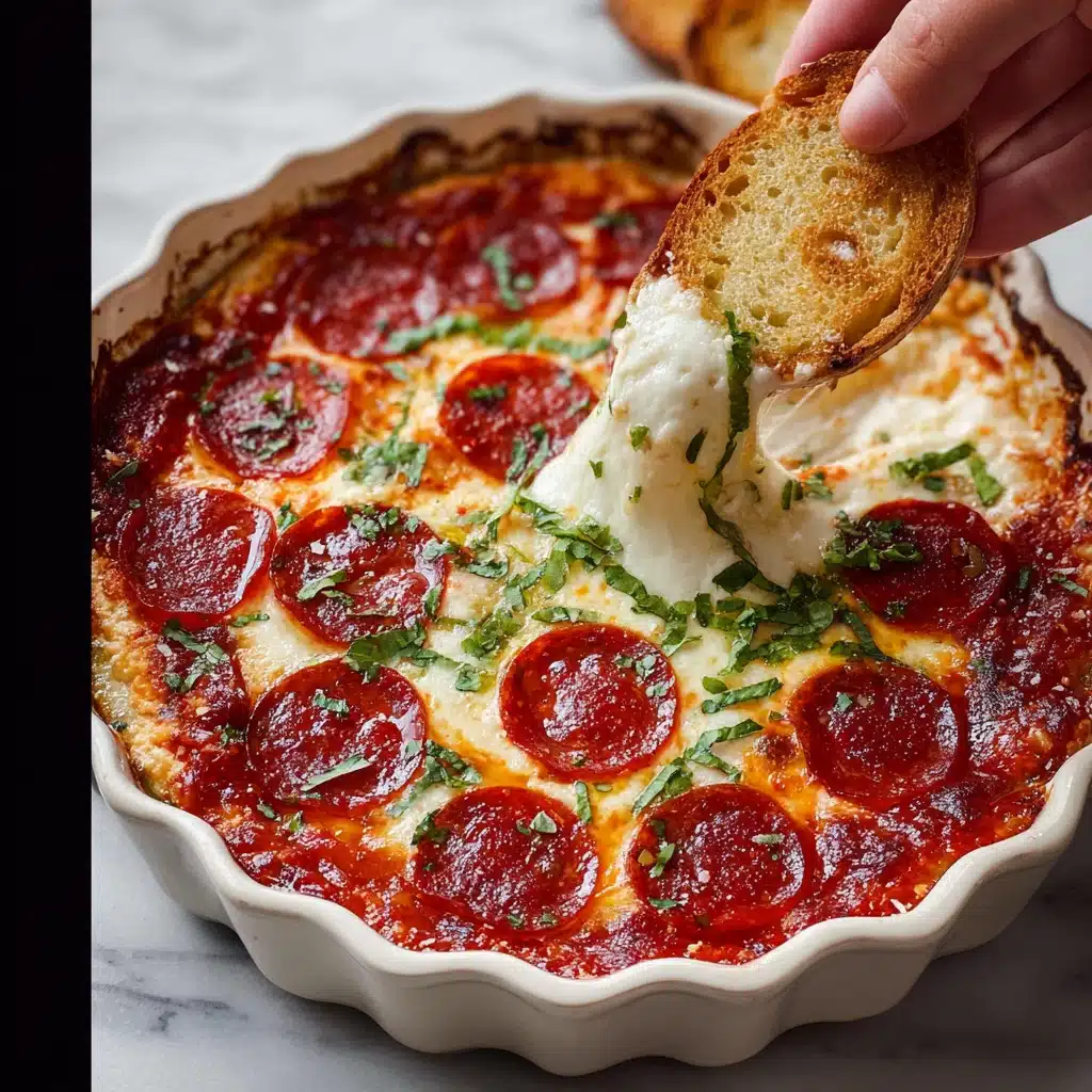 Quick & Easy Pepperoni Pizza Dip Recipe - Recipe Image