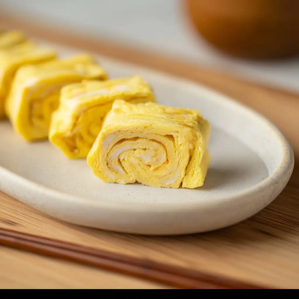 Japanese Rolled Omelet Recipe - Recipe Image