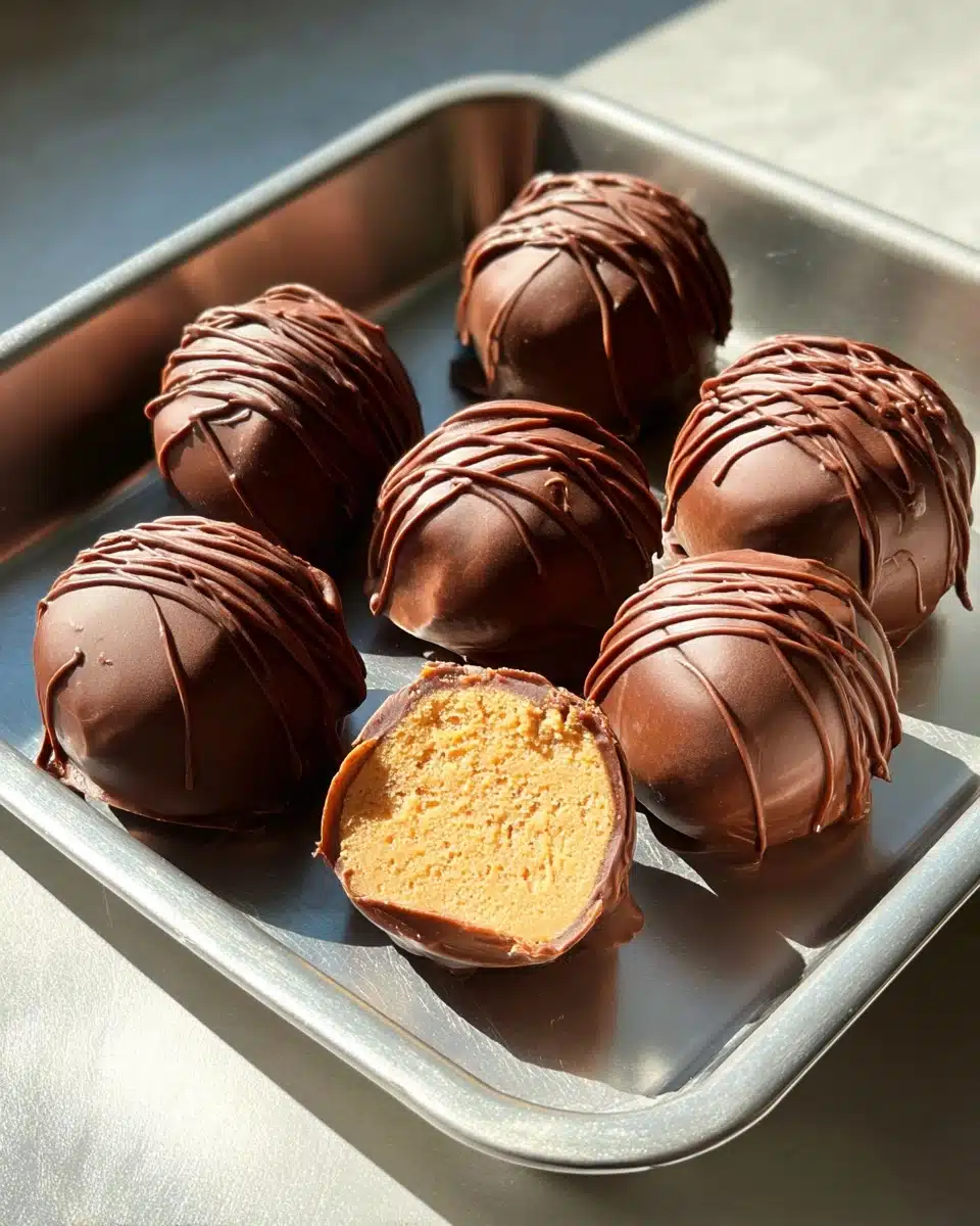 Peanut Butter Cup Cottage Cheese Truffles Recipe