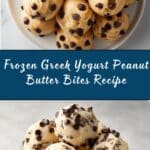 Frozen Greek Yogurt Peanut Butter Bites Recipe