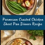 Parmesan Crusted Chicken Sheet Pan Dinner Recipe