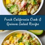 California Crab and Quinoa Salad Recipe