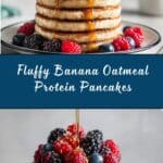 Cottage Cheese Banana Oatmeal Protein Pancakes Recipe