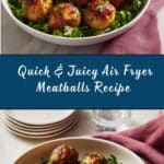 Air Fryer Meatballs Recipe