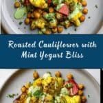 Roasted Cauliflower With Mint Yogurt Sauce Recipe