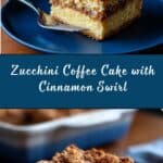 Cinnamon Sugar Zucchini Coffee Cake Recipe