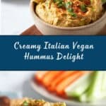 Italian Vegan Hummus Recipe