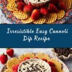 Easy Cannoli Dip (Authentic Recipe) Recipe