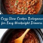 Slow Cooker Bolognese Recipe