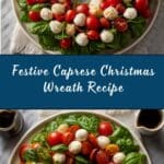 Caprese Christmas Wreath Recipe