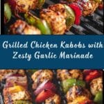 Grilled Chicken Kabobs with Zesty Garlic Marinade Recipe