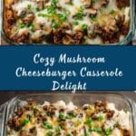 Mushroom Cheeseburger Casserole Recipe