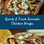 Avocado Chicken Wraps Recipe