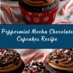 Peppermint Mocha Chocolate Cupcakes Recipe