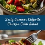 Summer Chipotle Chicken Cobb Salad with Cilantro Vinaigrette Recipe