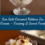Sea Salt with Caramel Ribbons Ice Cream Recipe
