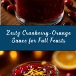 Cranberry-Orange Sauce Recipe