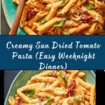 Sun Dried Tomato Pasta Recipe