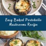 Baked portobello mushrooms Recipe