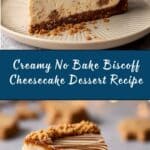 No Bake Biscoff Cheesecake Recipe