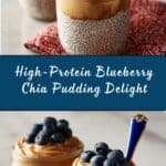 High-Protein Blueberry & Peanut Butter Chia Pudding Recipe