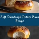 Soft Sourdough Potato Buns Recipe