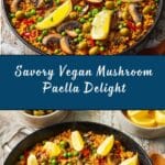 Vegan Mushroom Paella Recipe